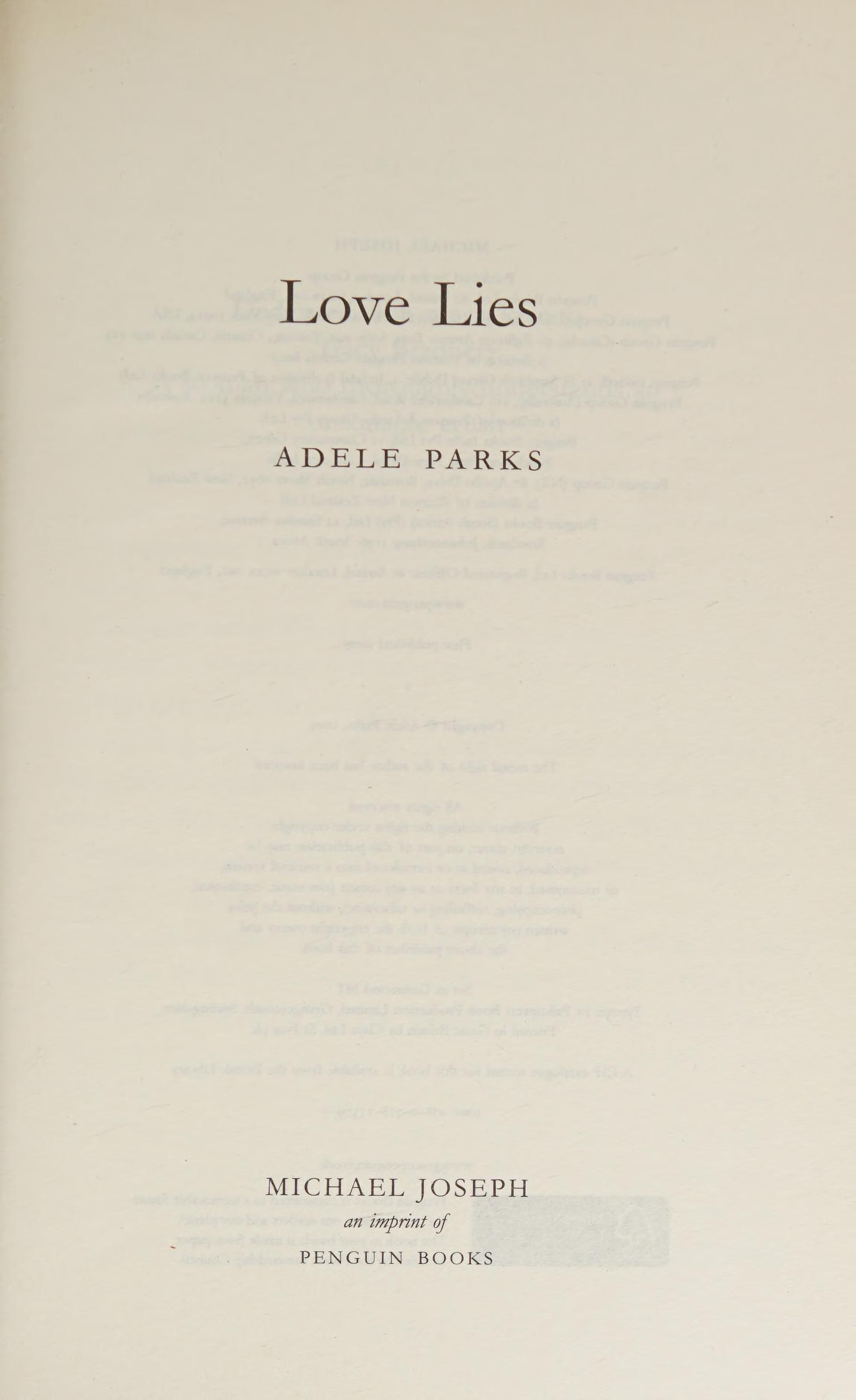 Love Lies