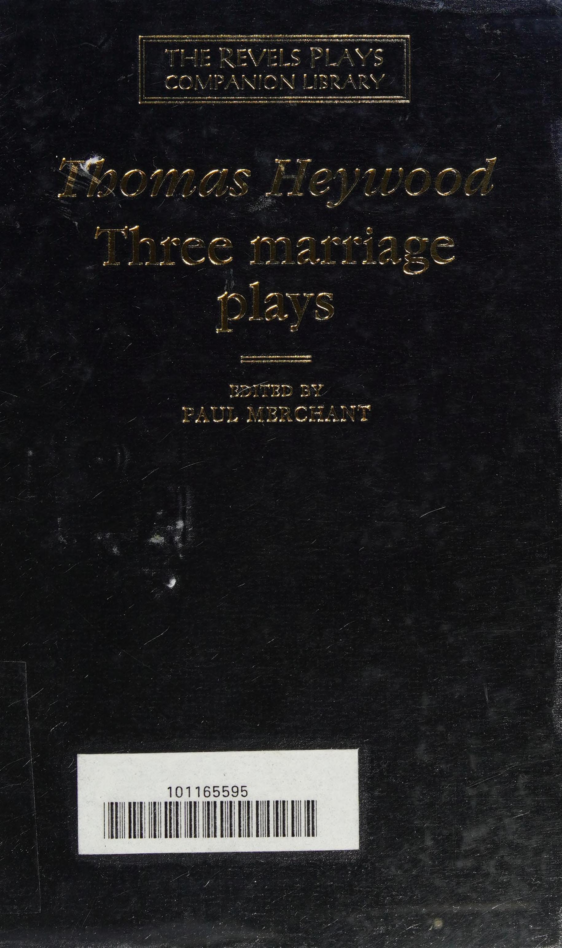 Three Marriage Plays