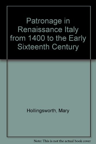 Patronage in Renaissance Italy