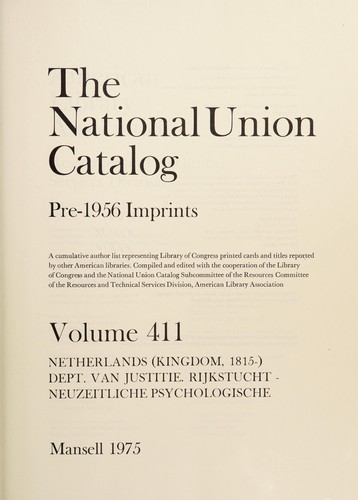 National Union Catalog