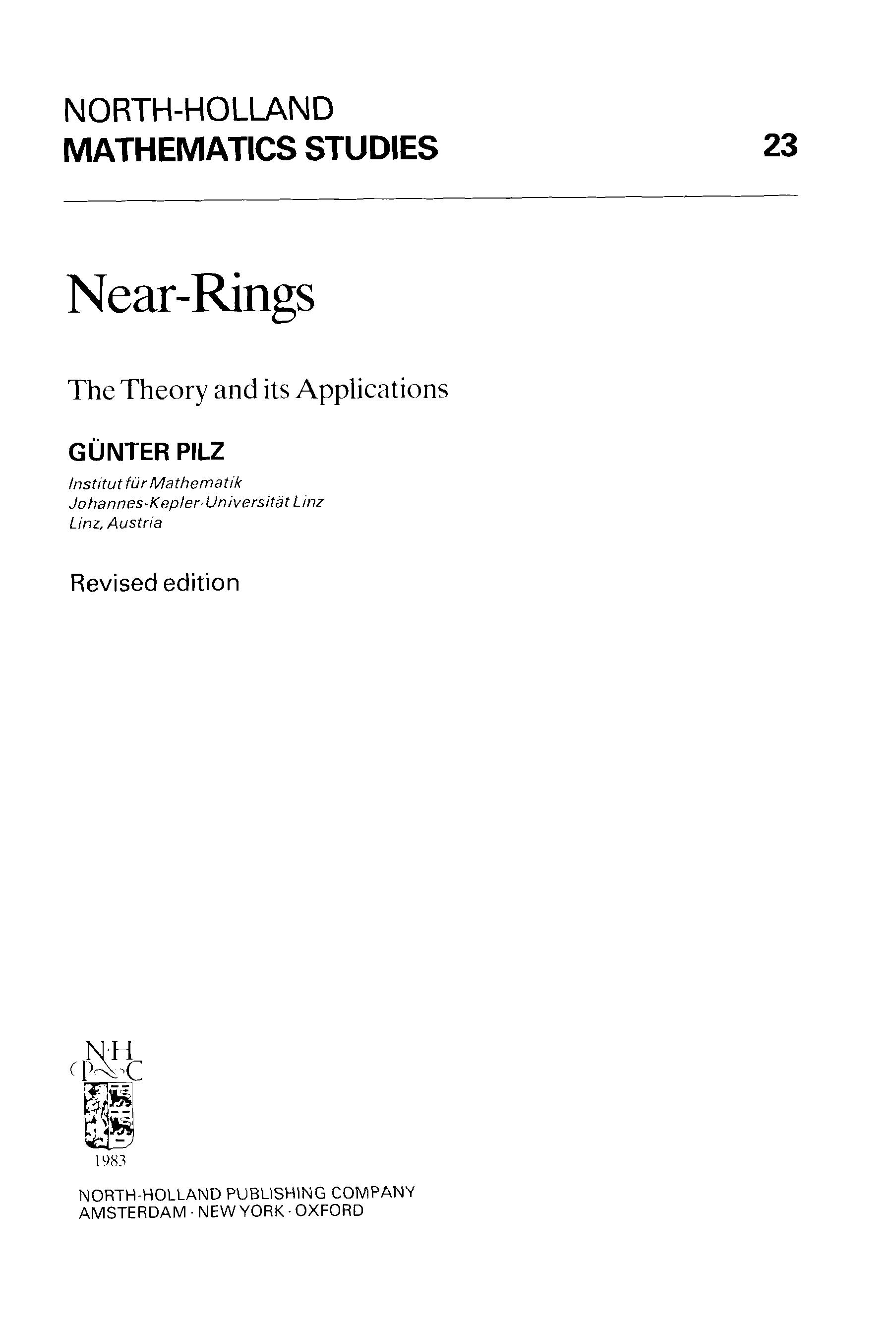 Near-rings