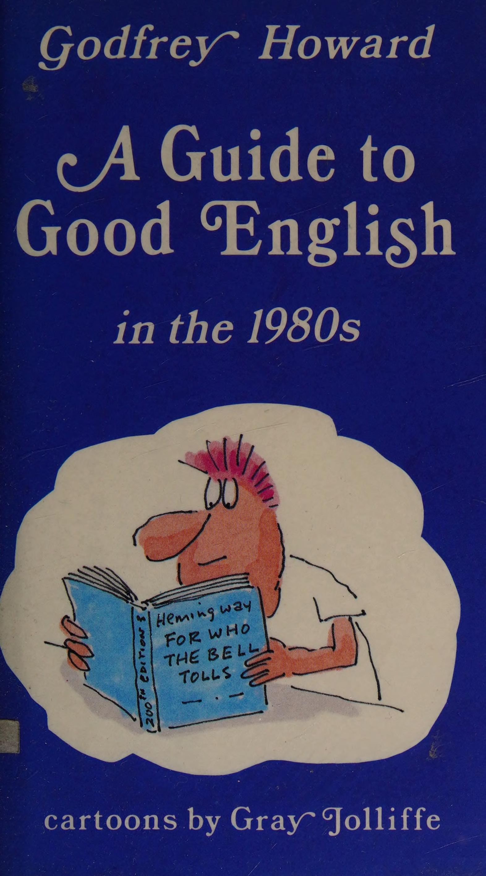 Guide to Good English in the 1980'S