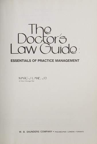 Doctor'S Law Guide