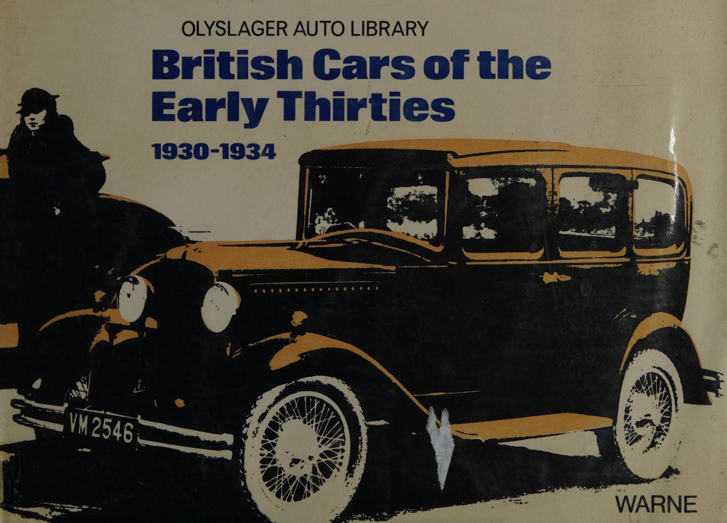 British Cars of the Early Thirties 1930-1934