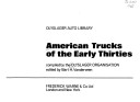 American Trucks Of The Early Thirties