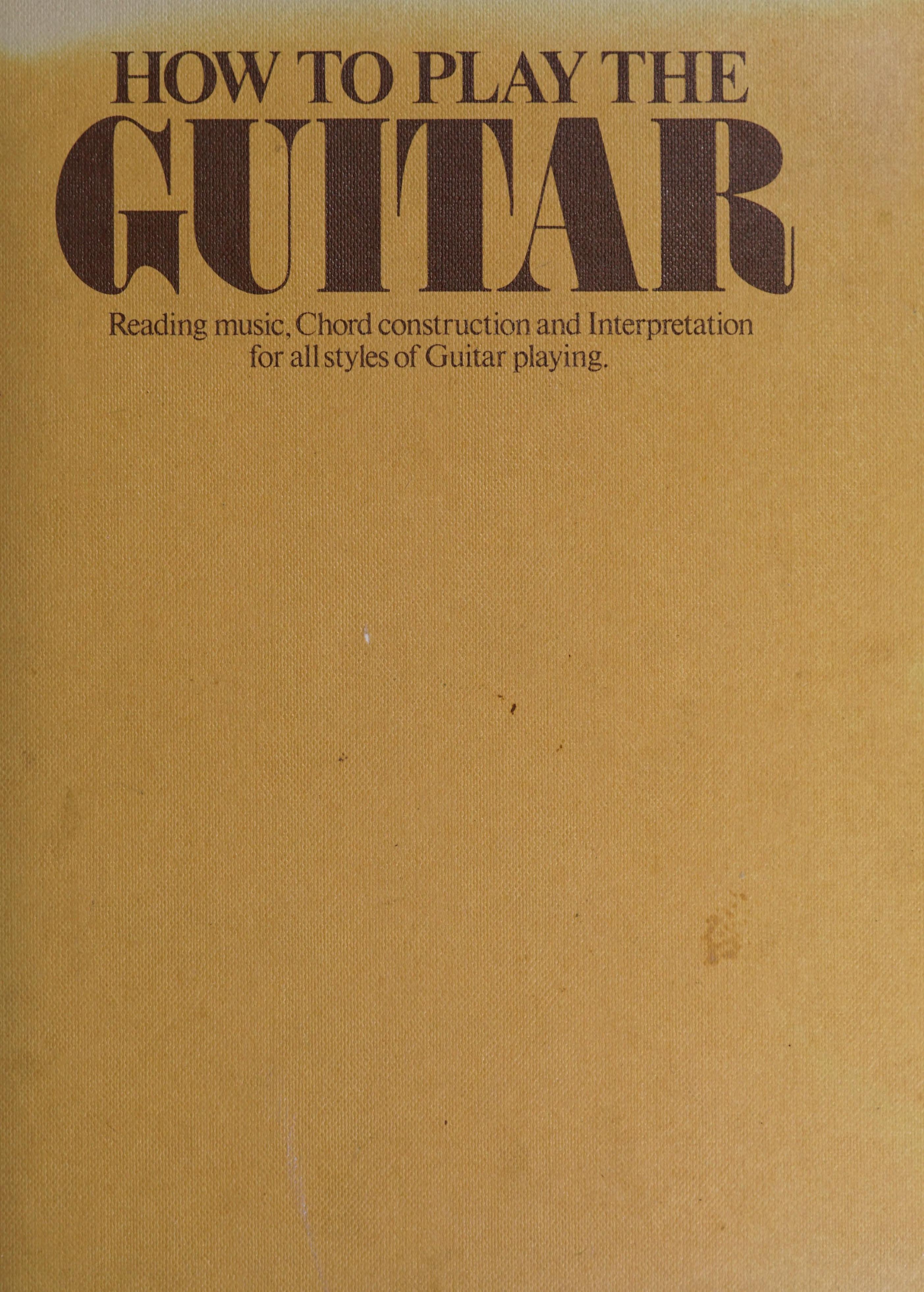 How to Play the Guitar