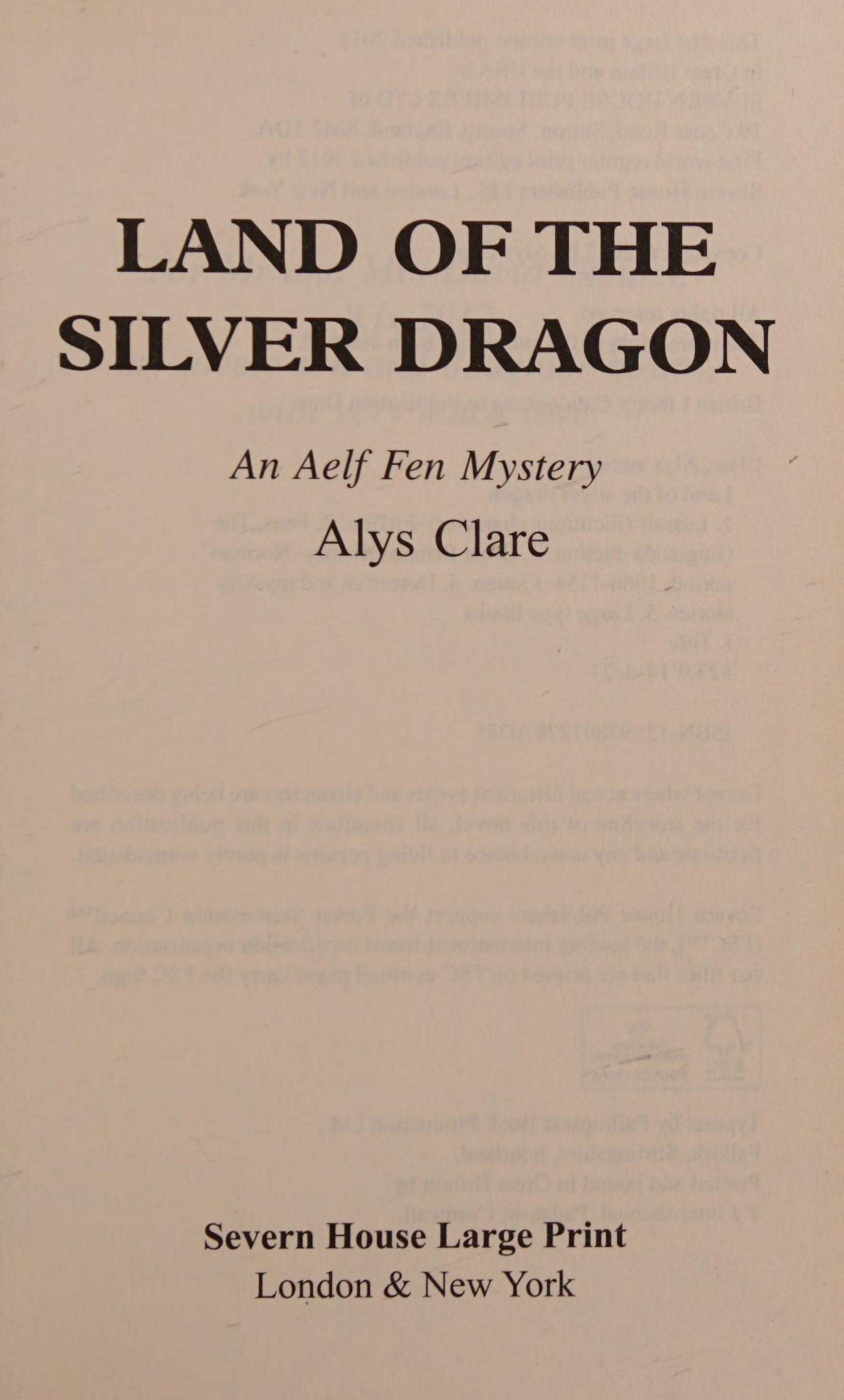 Land of the Silver Dragon