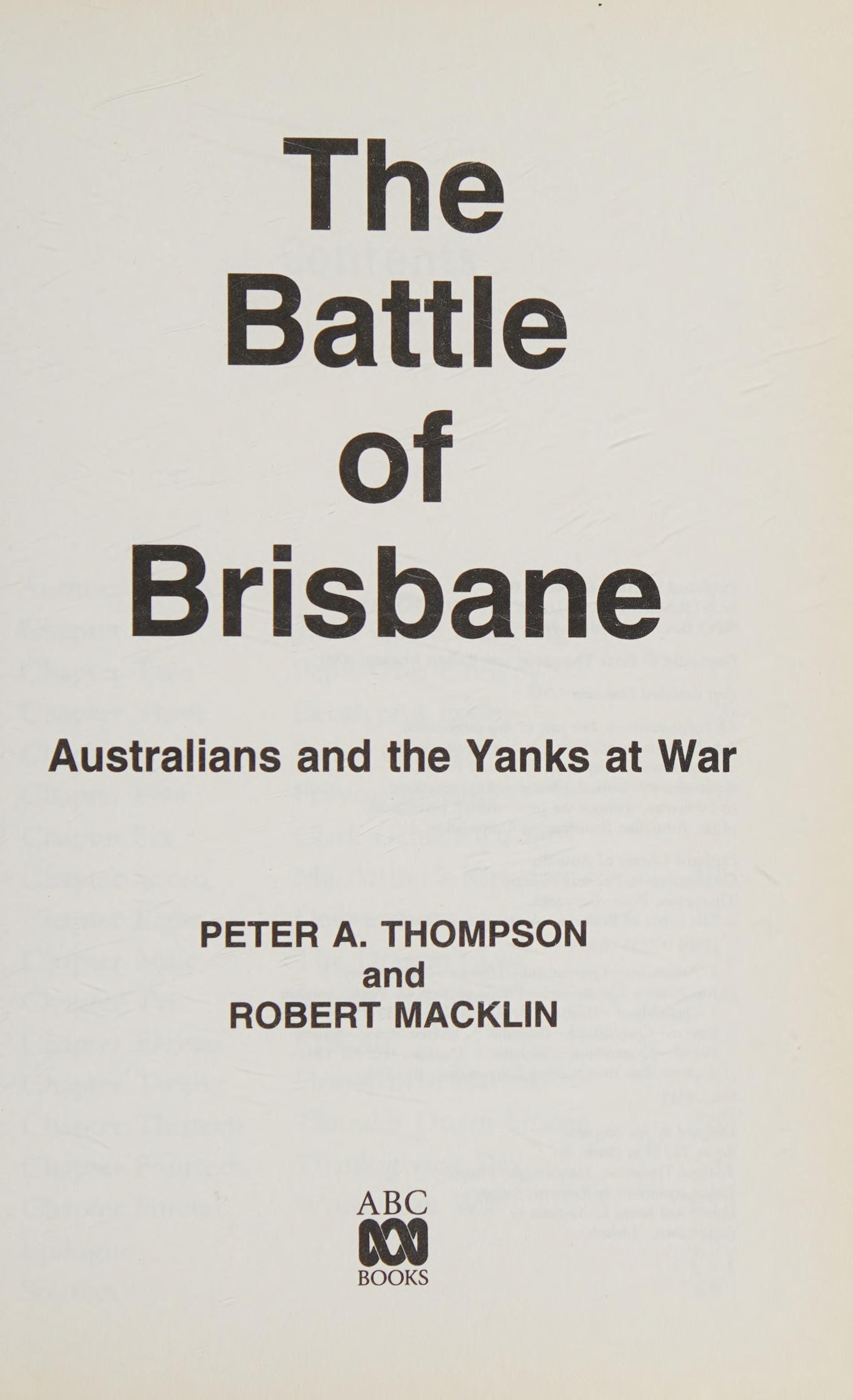 The Battle of Brisbane