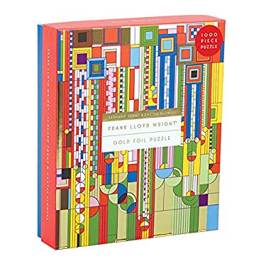 Frank Lloyd Wright Saguaro Cactus and Forms Foil Stamped 1000 Pc Puzzle