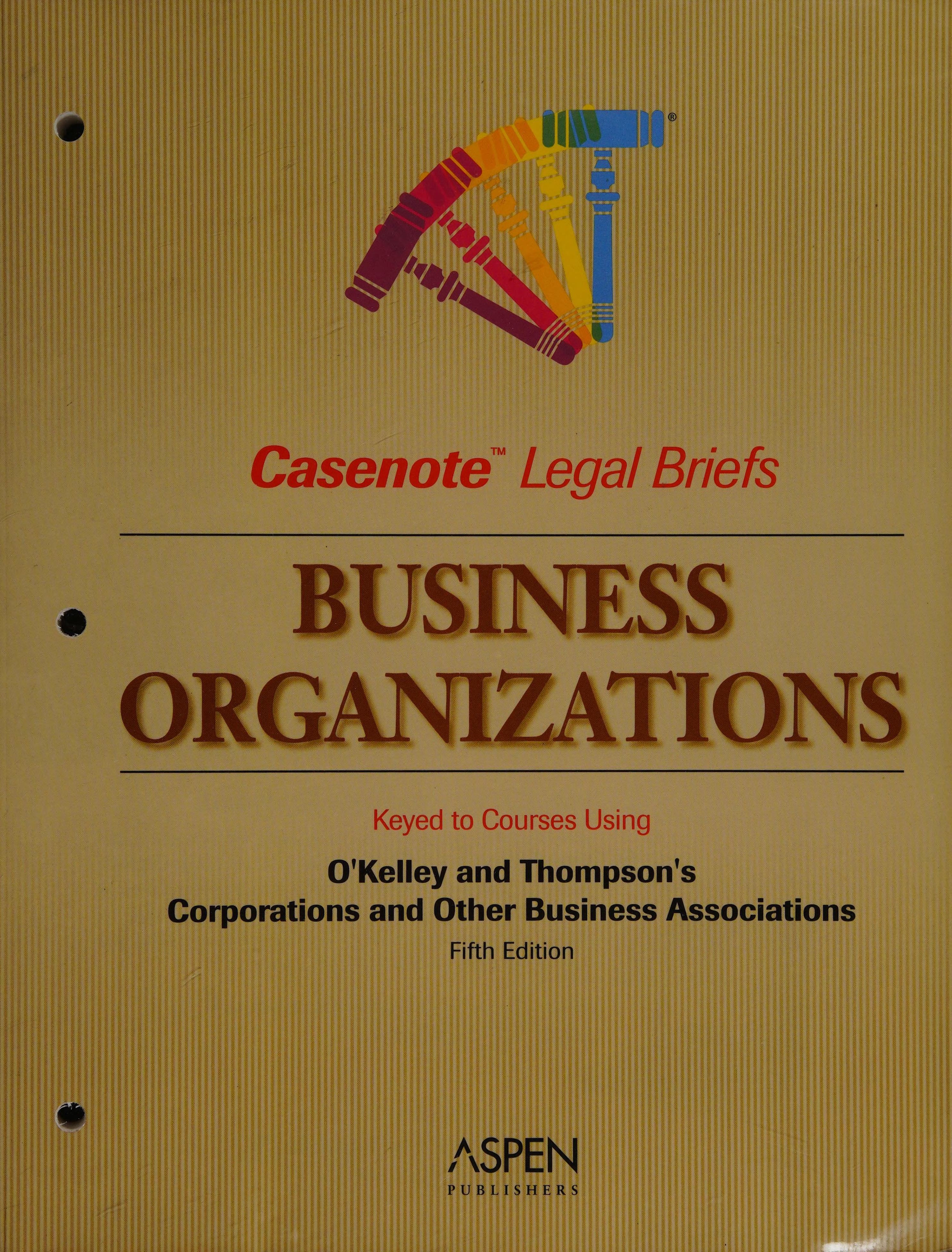 Business Organizations/Corporations