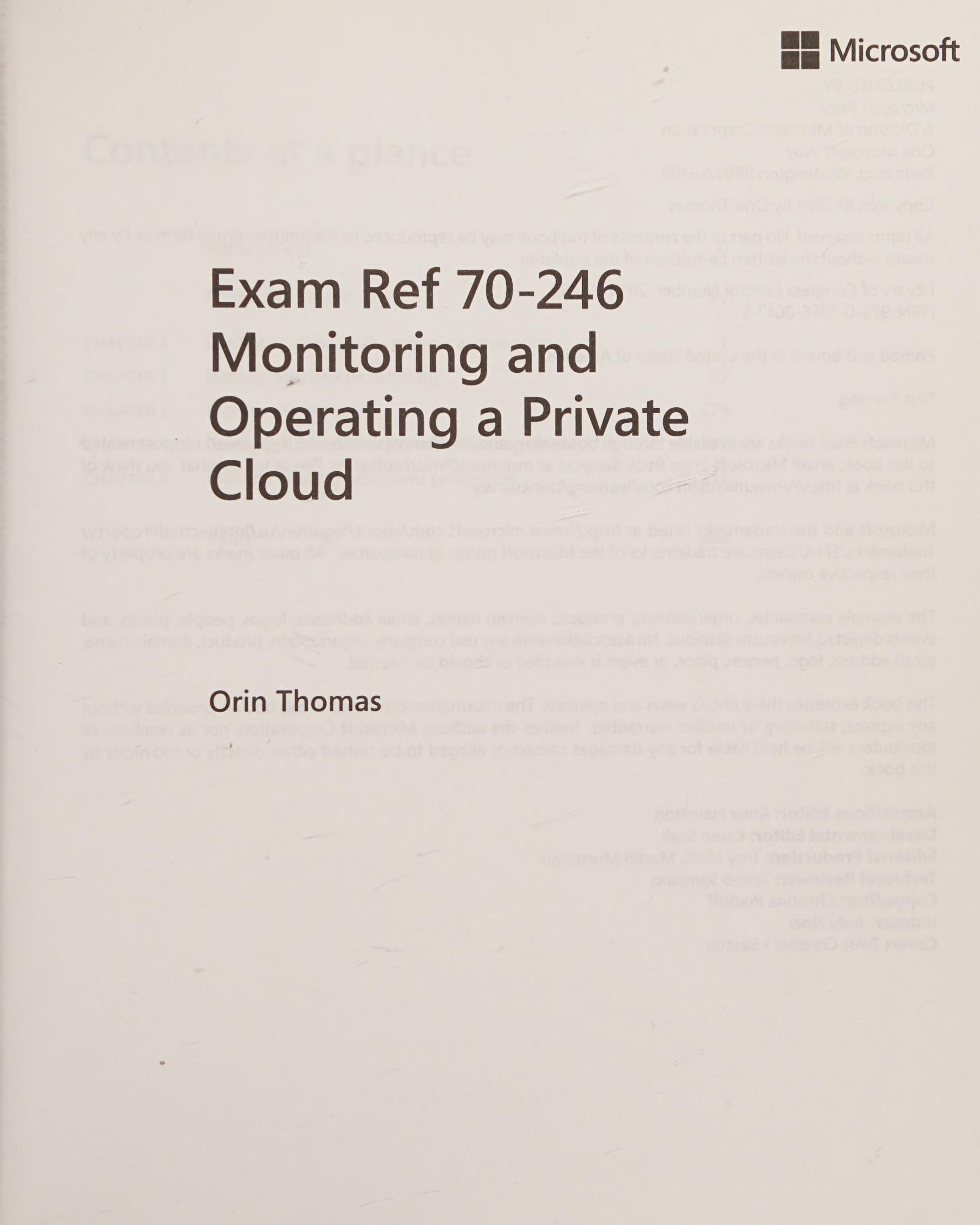 Exam Ref 70-246