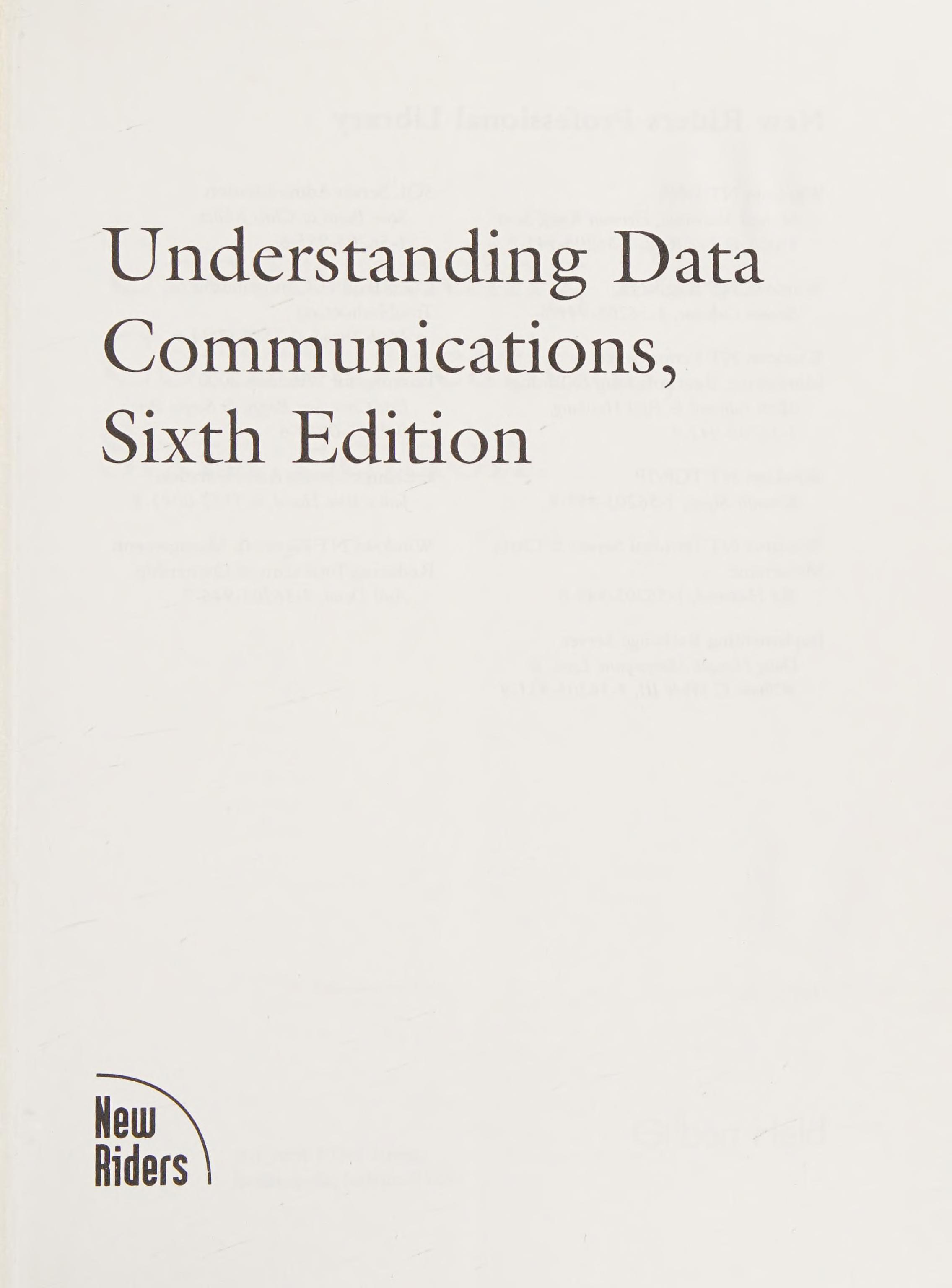 Understanding Data Communications