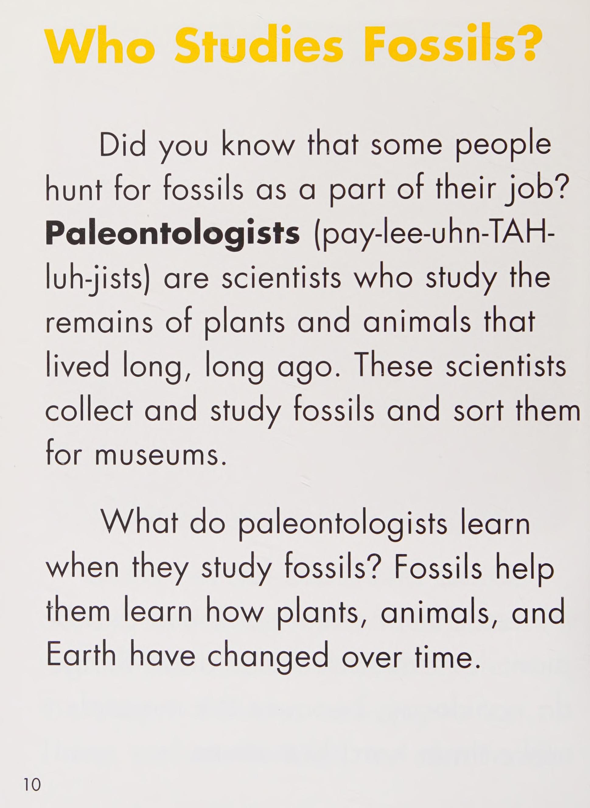 Fossils
