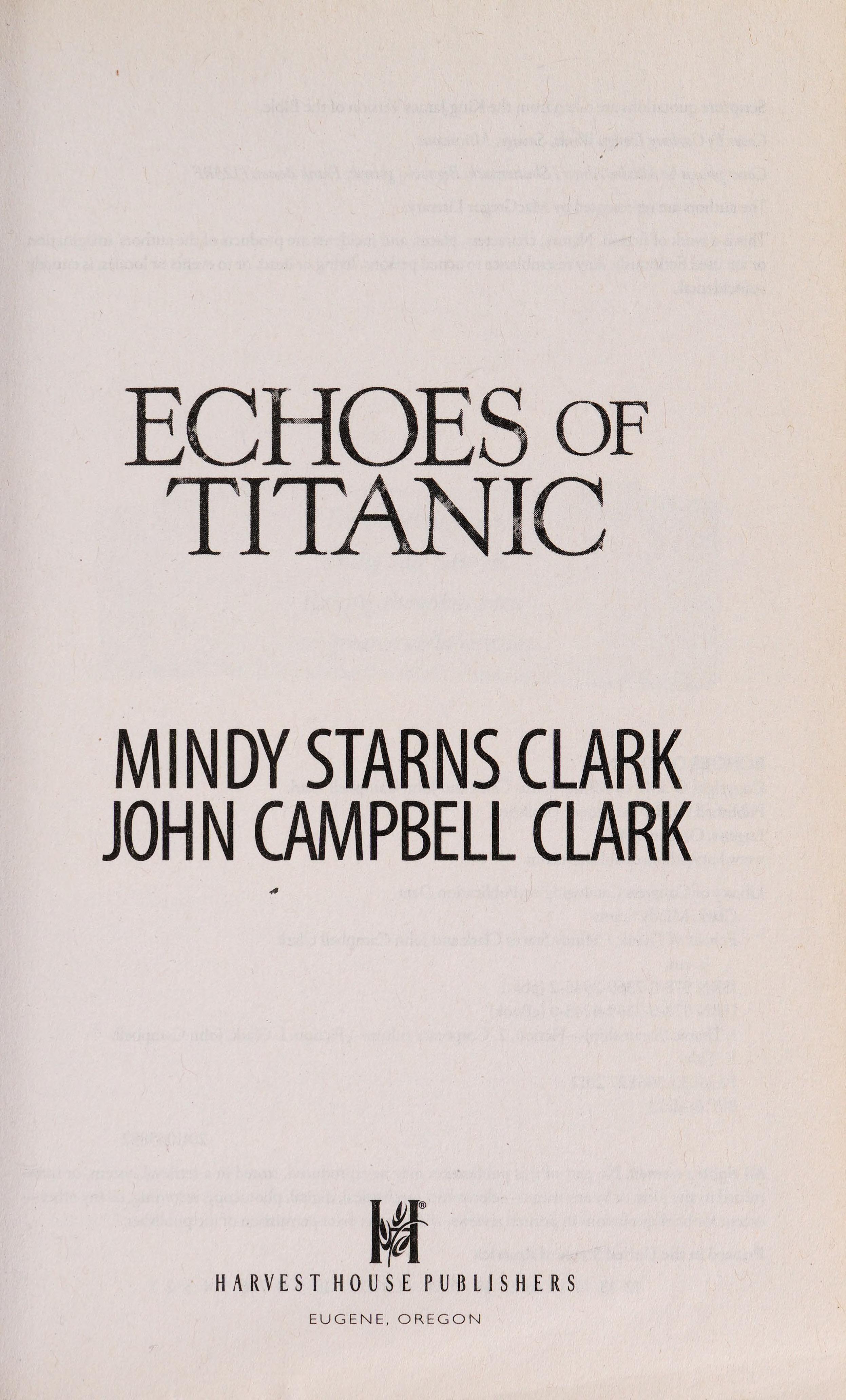Echoes of Titanic