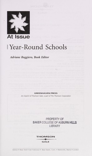 Year-Round Schools
