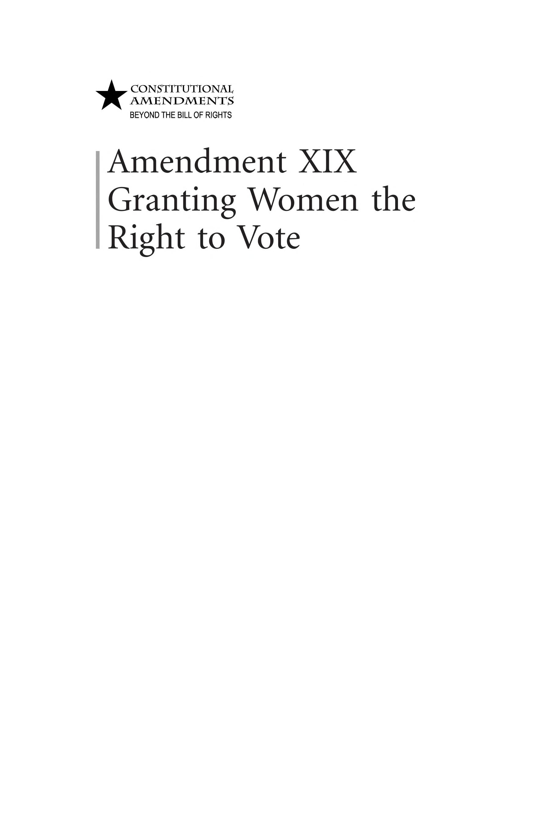 Amendment XIX