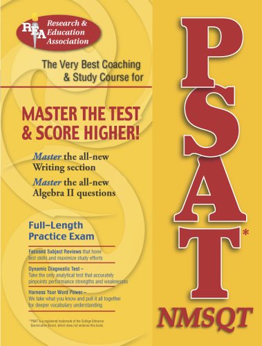 PSAT NMSQT REA The Best Coaching and Study Course for the PSAT Test Preps