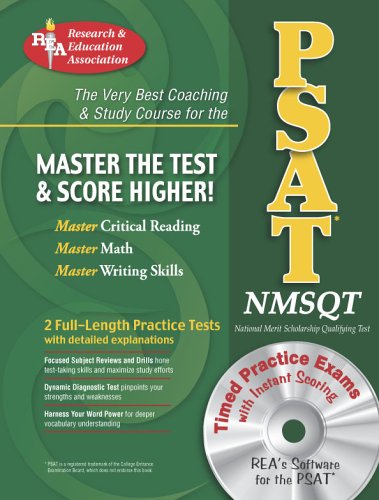 PSAT NMSQT w CD ROM REA The Best Coaching and Study Course for the PSAT Test Preps