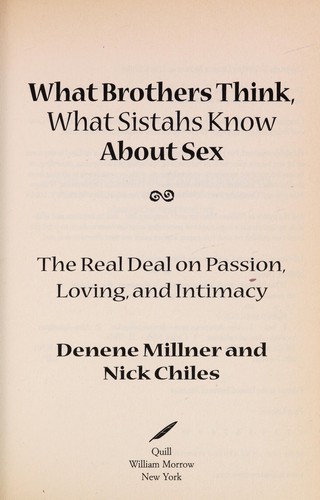 What Brothers Think What Sisters Know About Sex