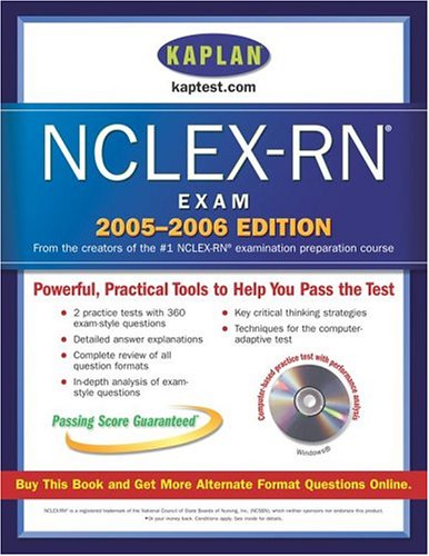 Kaplan NCLEX-RN Exam 2005-2006 with CD-ROM