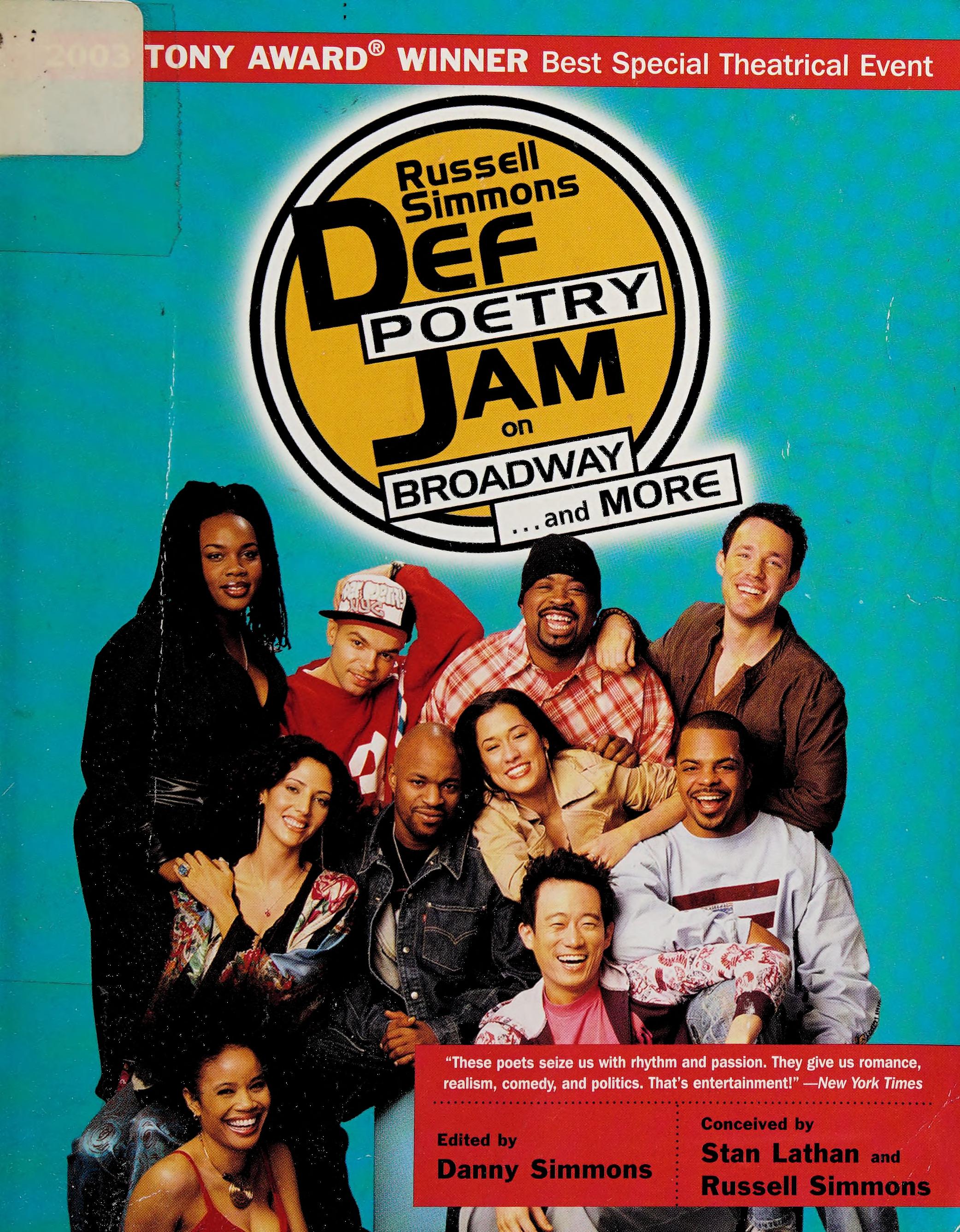 Russell Simmons Def Poetry Jam on Broadway ... And More