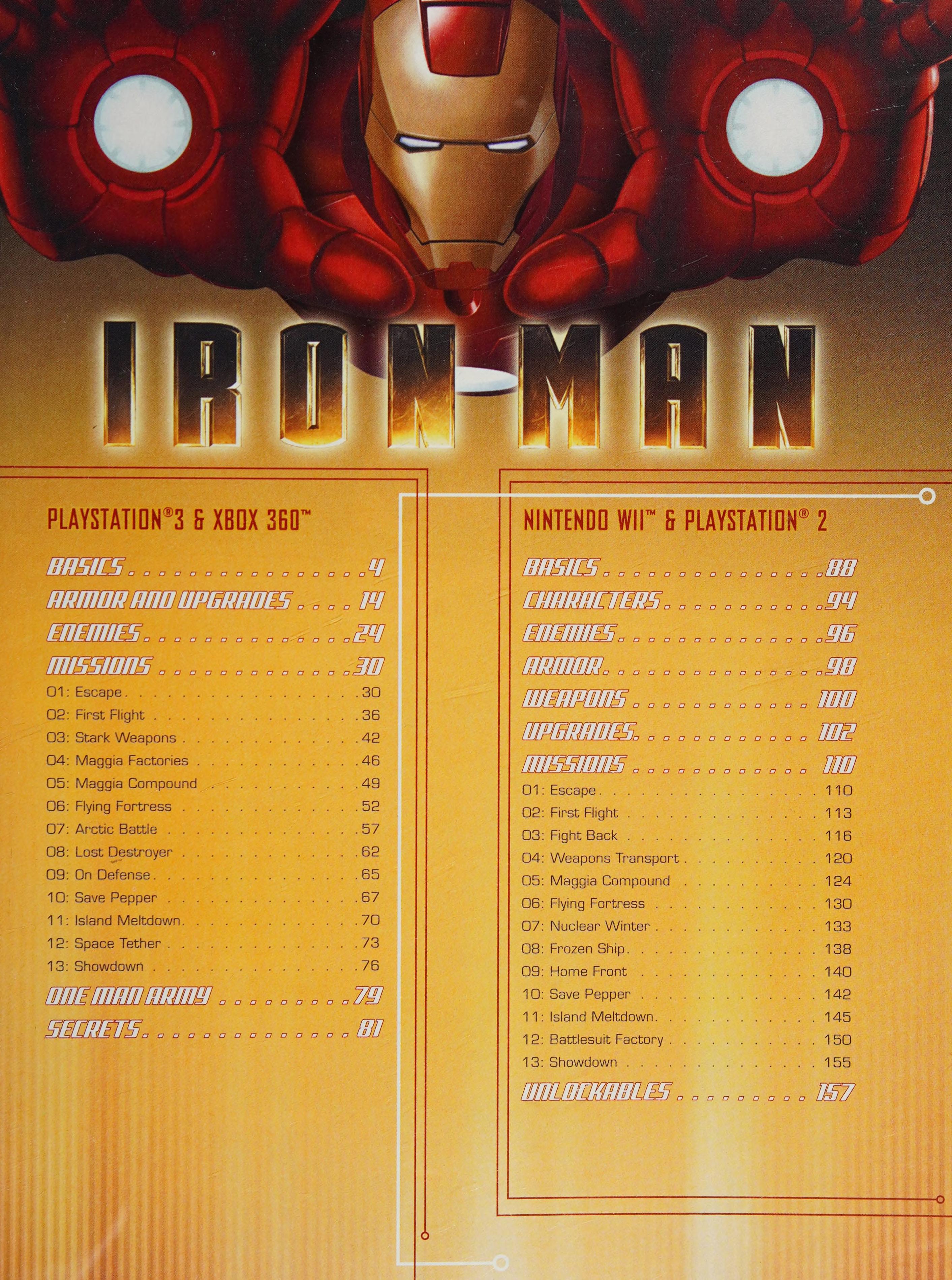 Iron Man Official Strategy Guide