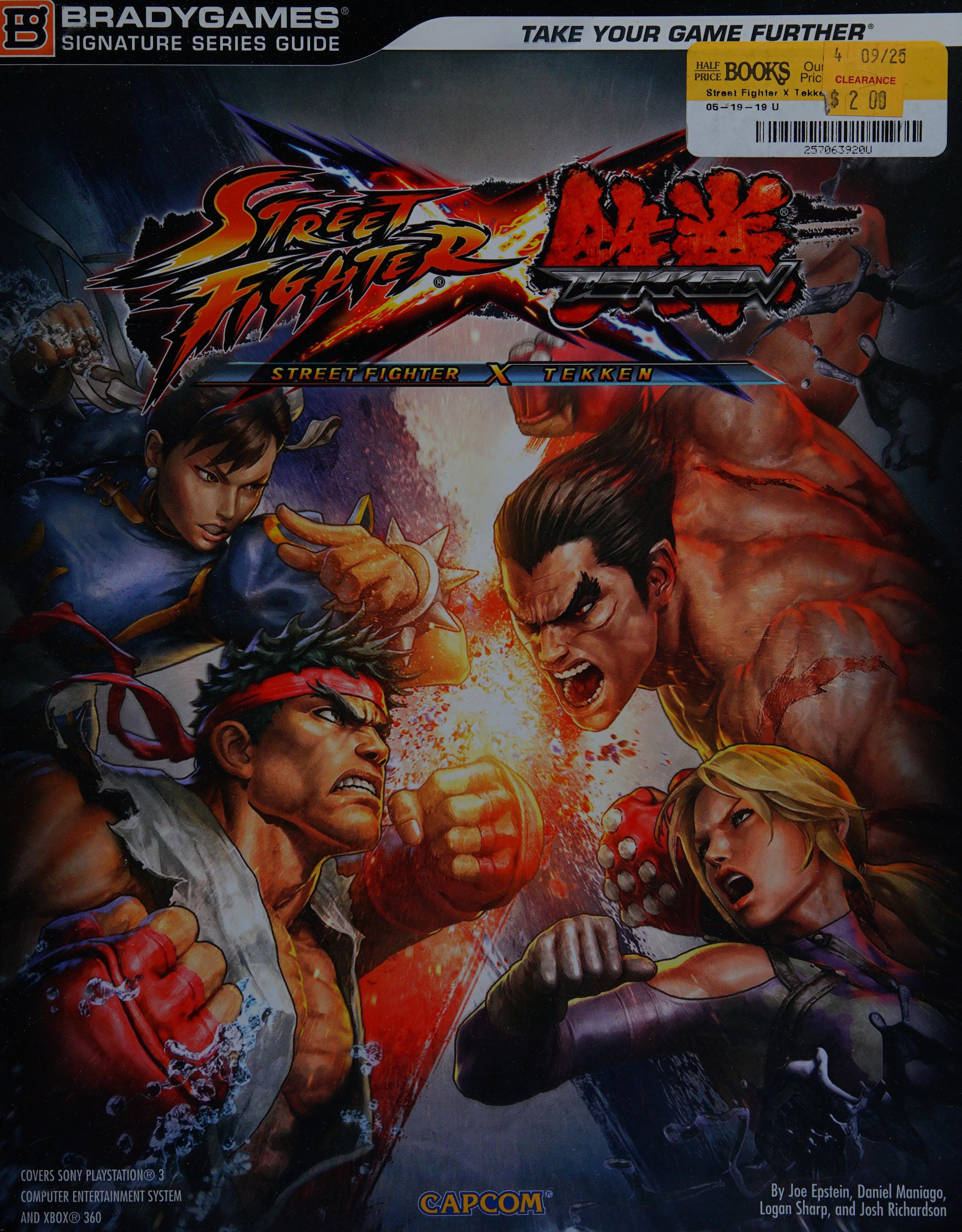 Street Fighter X Tekken Signature Series Guide