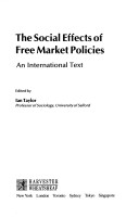 Social Effects Free Market Policy