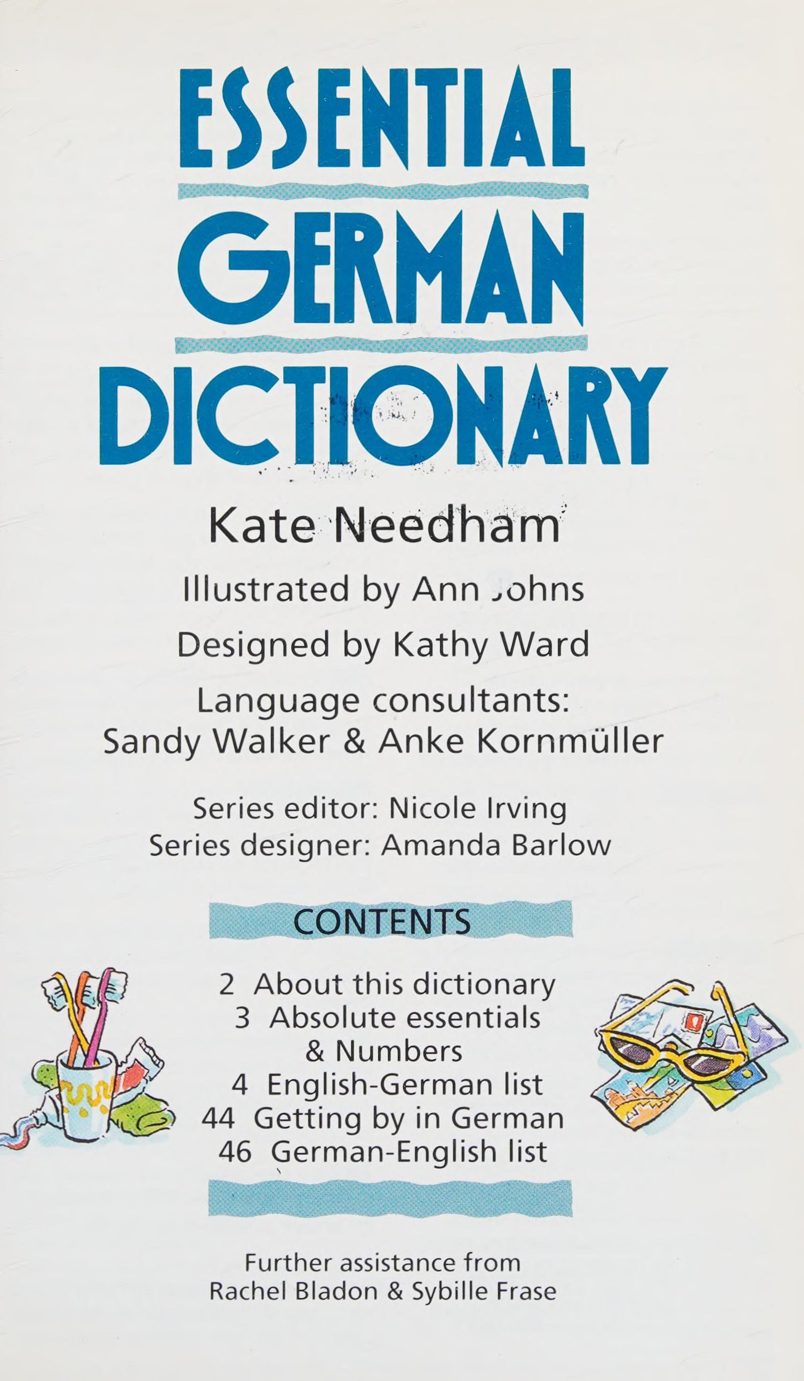 Essential German Dictionary