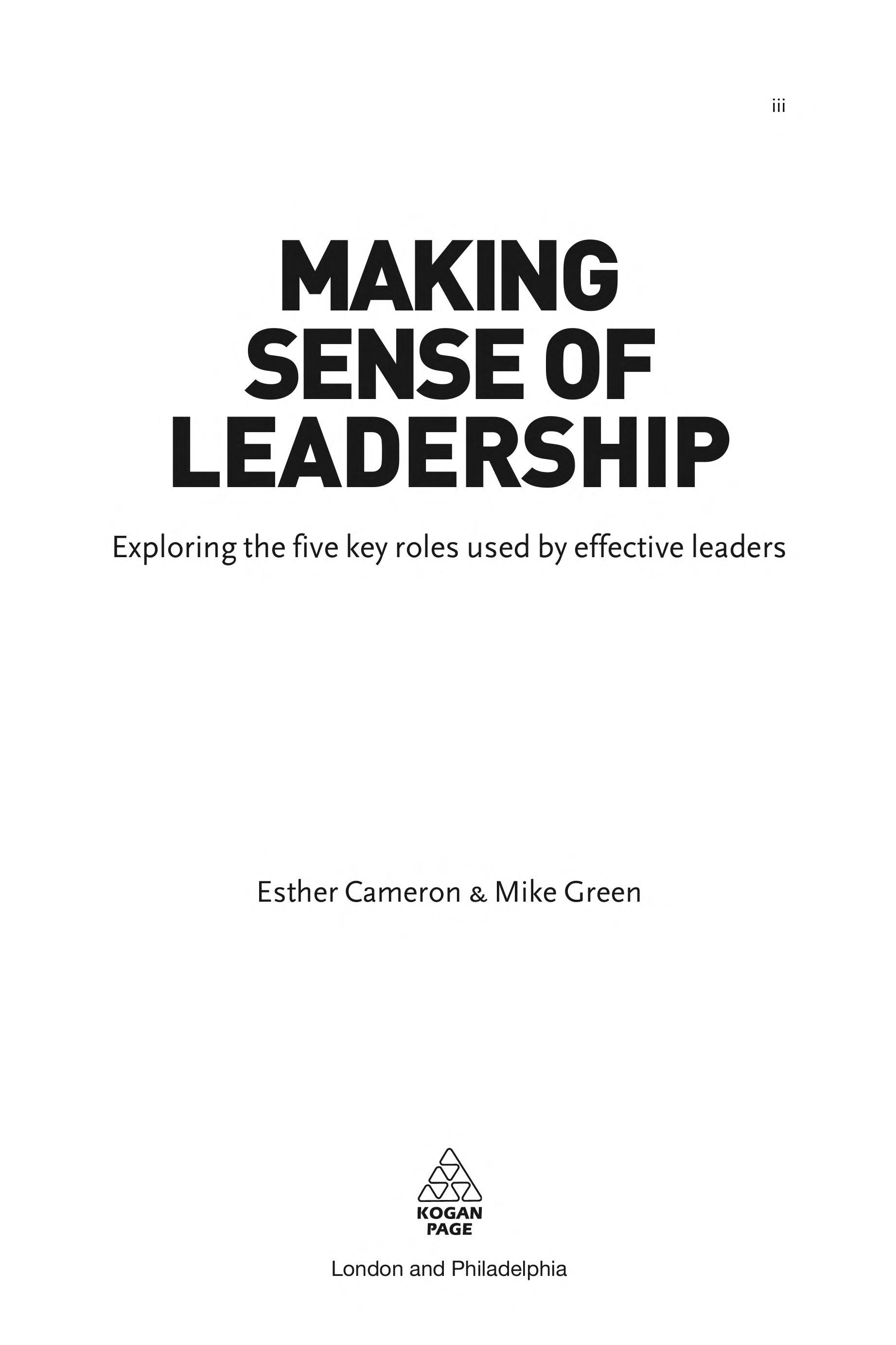 Making Sense of Leadership