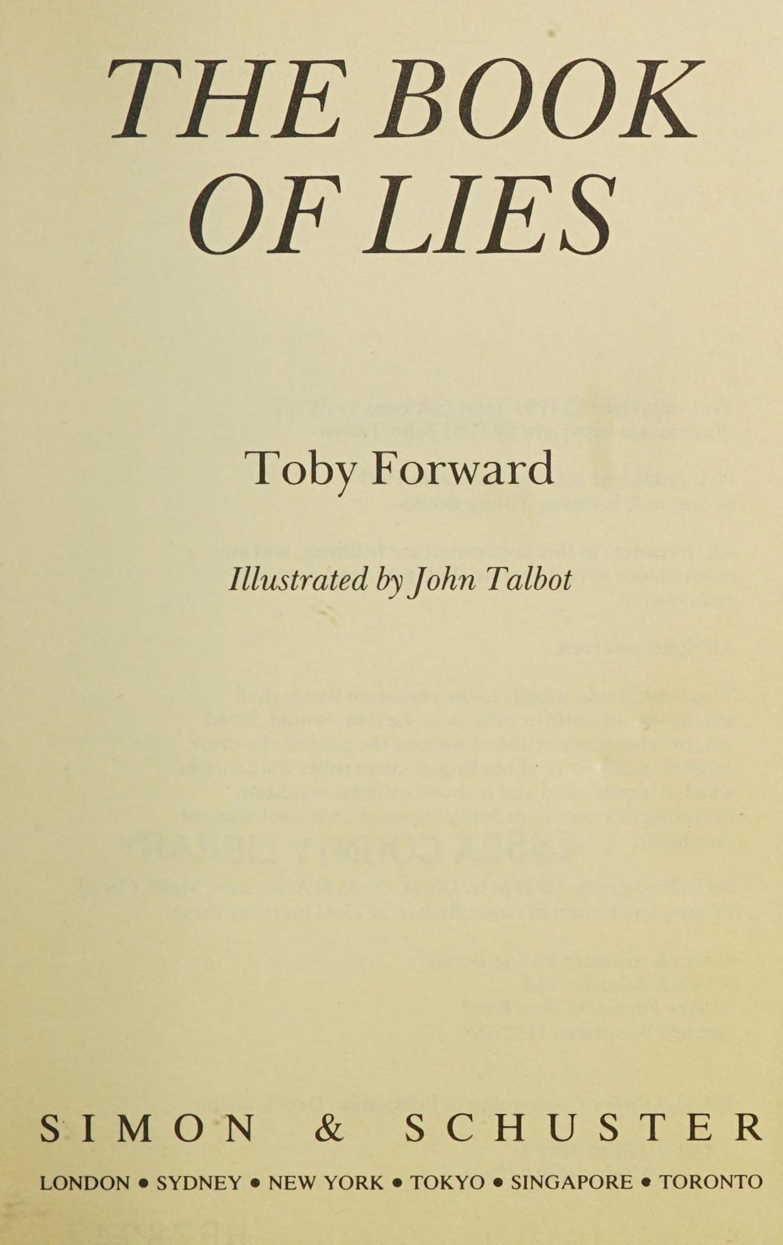 Book of Lies