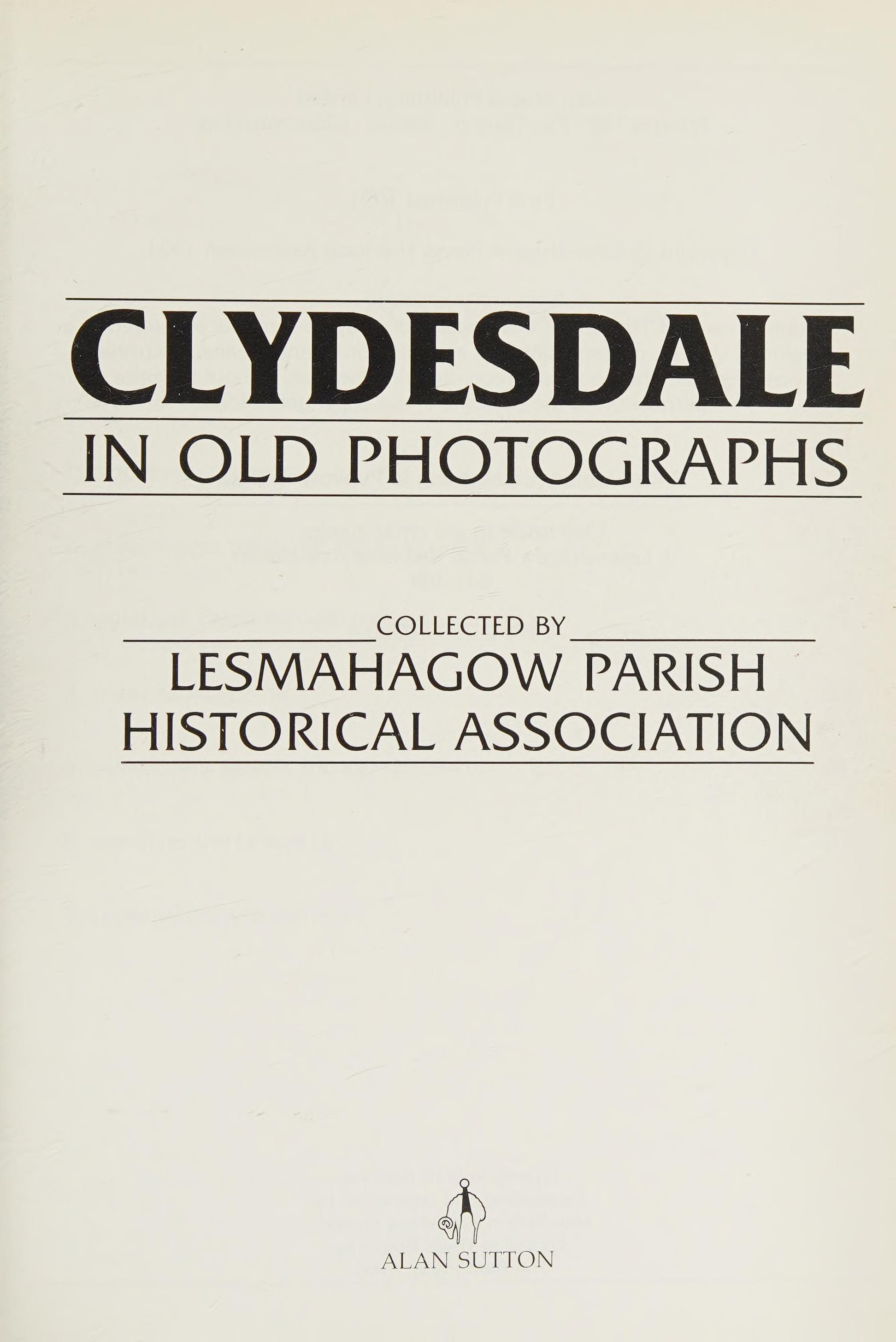 Clydesdale in Old Photographs