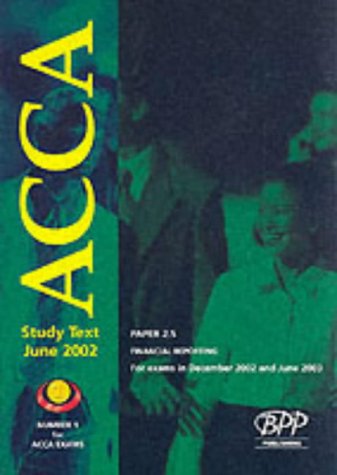 Acca 2.5 Financial Reporting Study Text 2002