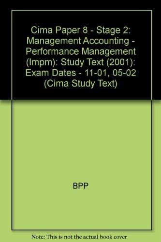 Cima Paper 8 - Stage 2