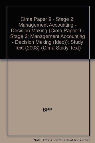 Cima Paper 9 - Stage 2
