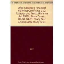 Afpc Advanced Financial Planning Certificate G10
