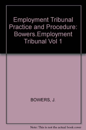 Employment Tribunal Practice and Procedure