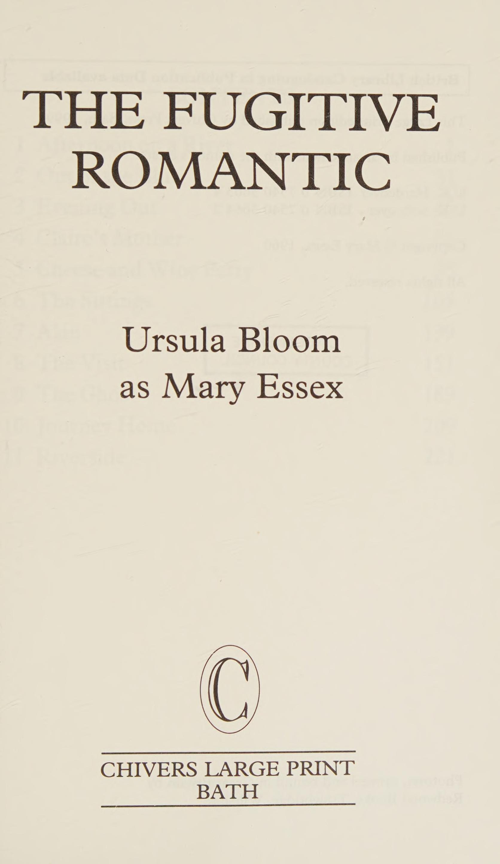 Fugitive Romantic