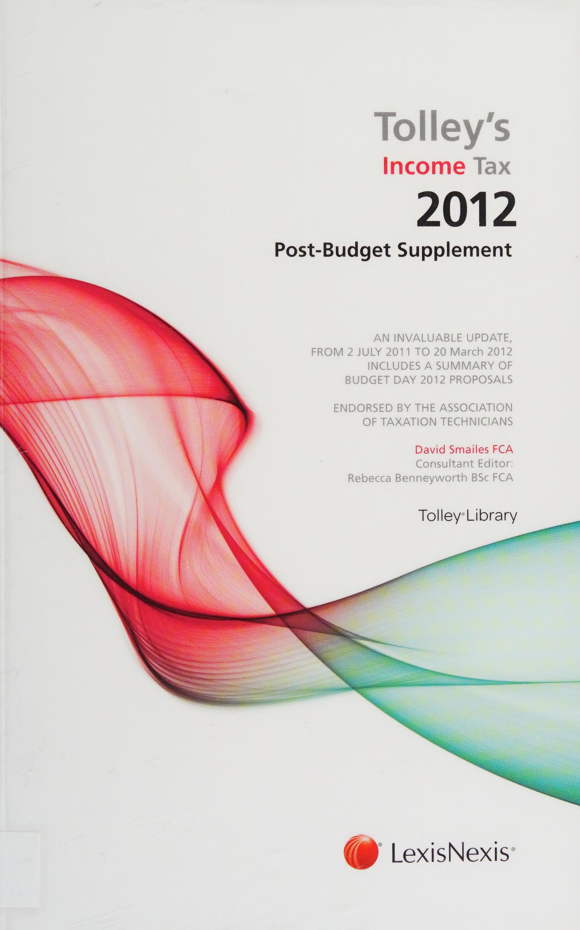 Tolley's Income Tax 2012