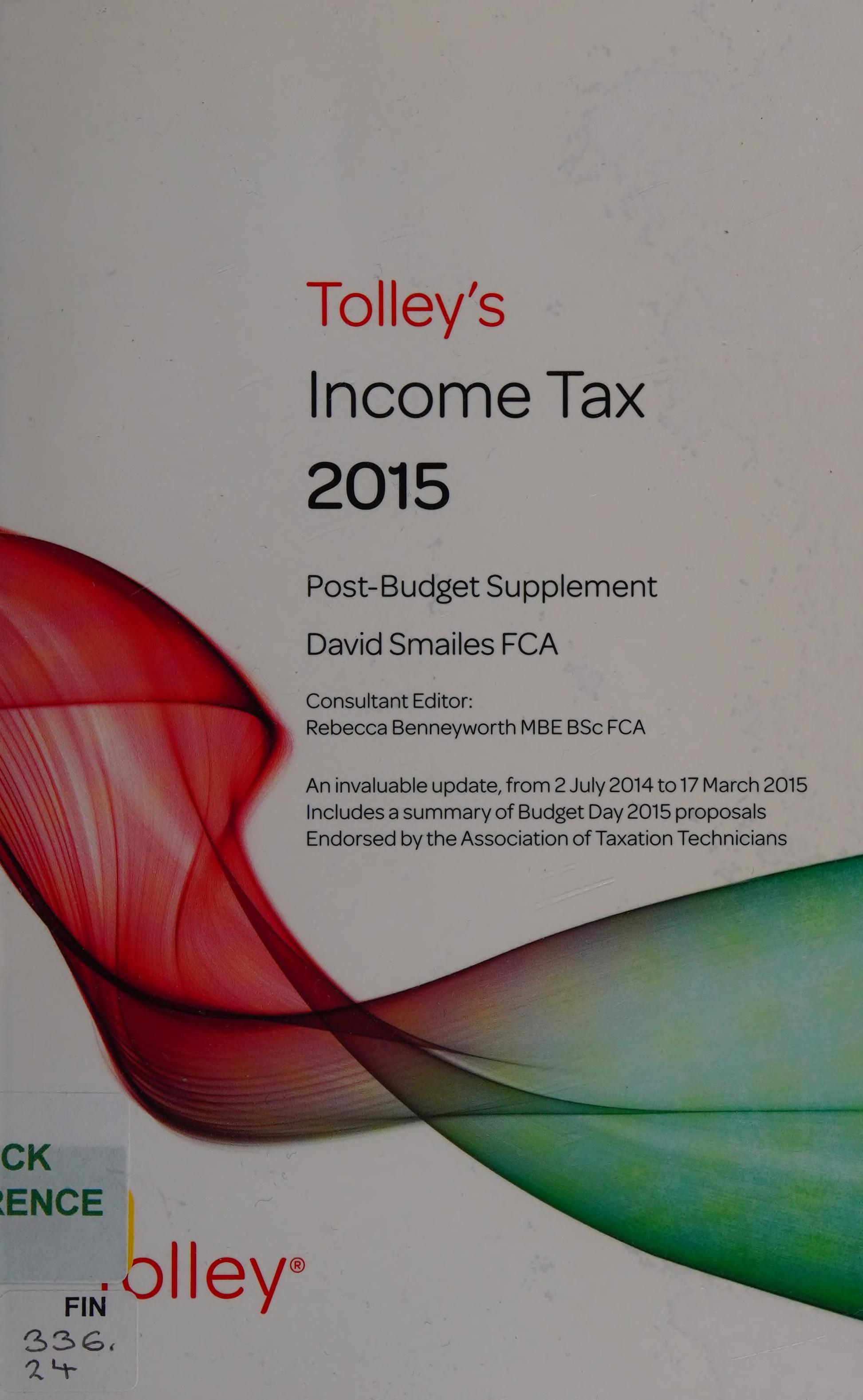 Tolley's Income Tax 2015