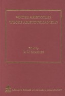 Whose Aristotle? Whose Aristotelianism?