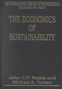 The Economics of Sustainability International Library of Environmental Economics and Policy
