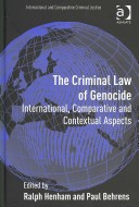 The Criminal Law of Genocide
