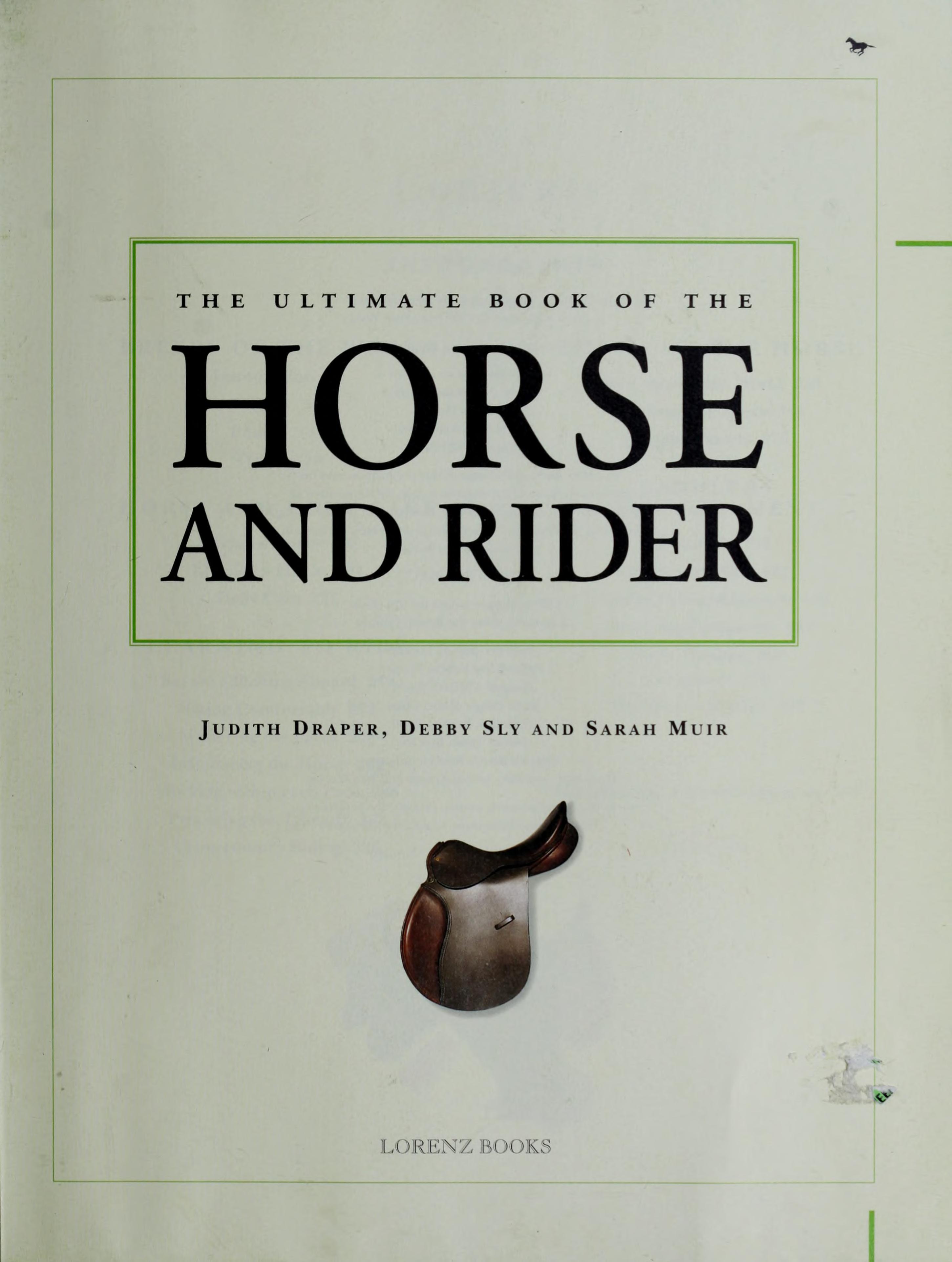 The Ultimate Book Of The Horse And Rider