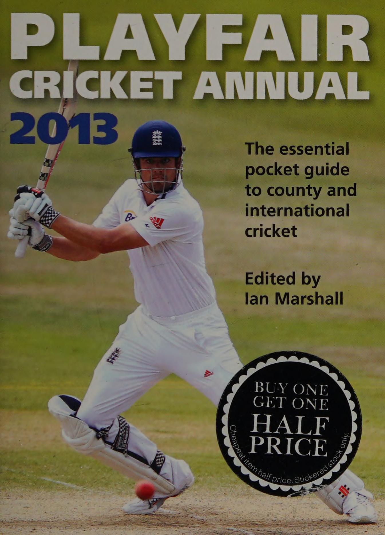 Playfair Cricket Annual 2013