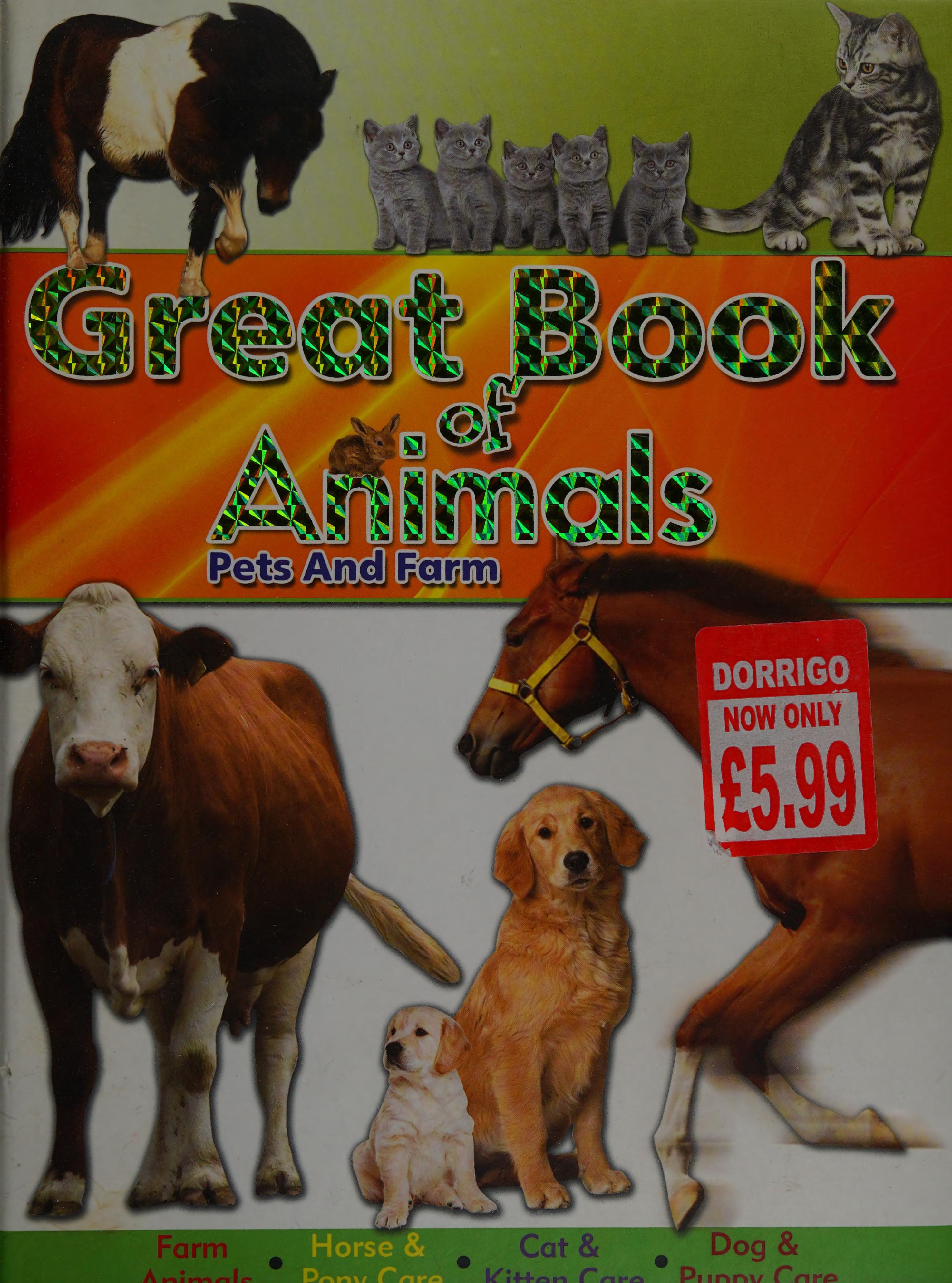 Great Book of Animals Pets and Farm