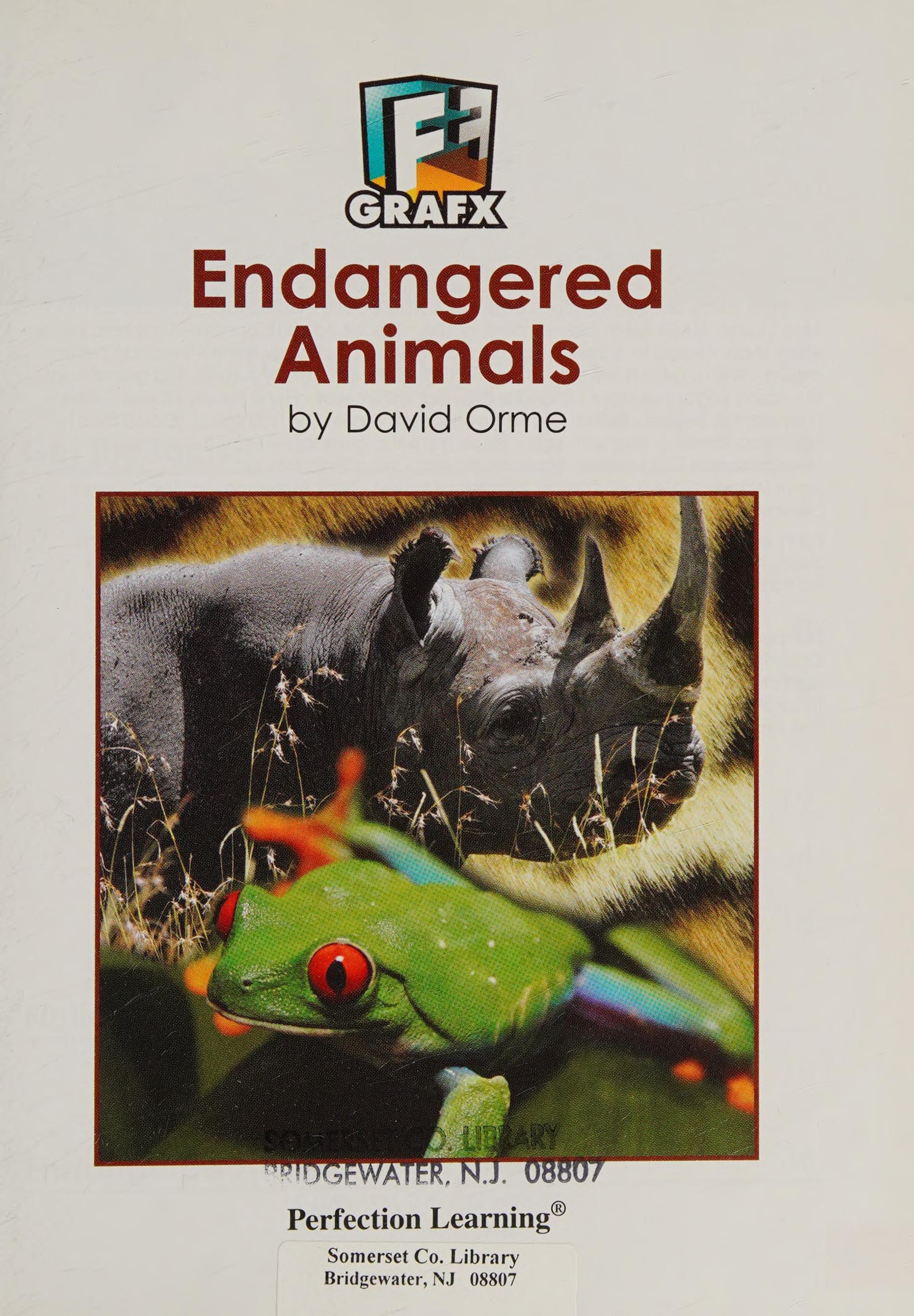 Endangered Animals (Fact To Fiction) (Fact To Fiction Grafx)