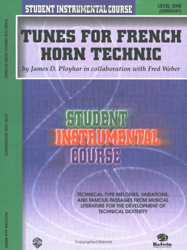 Student Instrumental Course Tunes for French Horn Technic