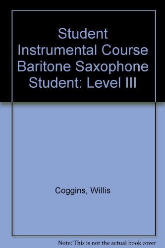 Student Instrumental Course Baritone Saxophone Student