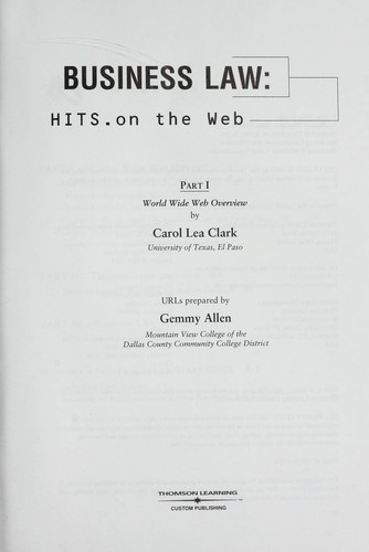 Business Law 2002